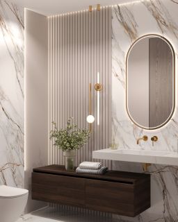 Раковина Armadi Art Flat 859-100-CLCT 100 см calacatta